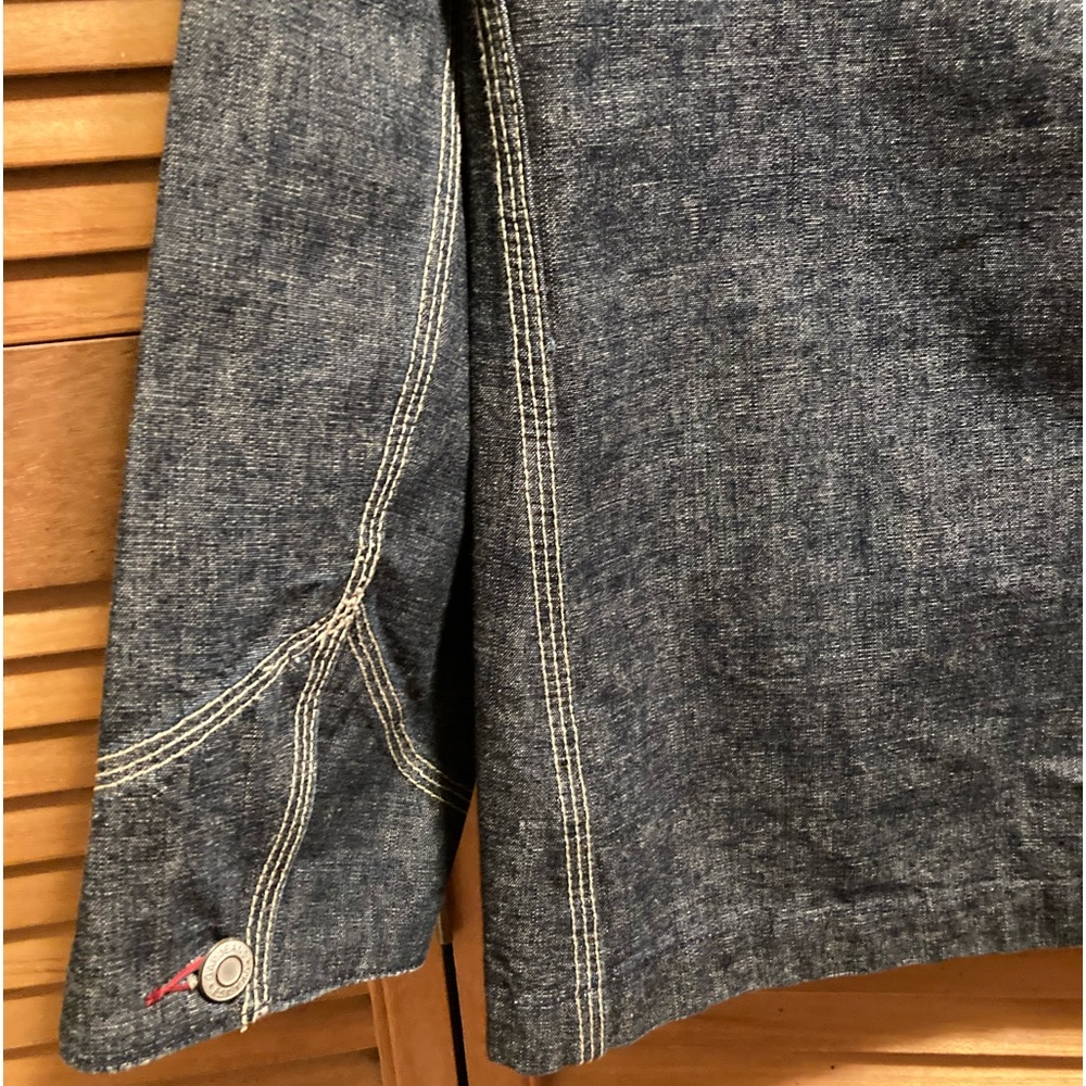 Gap Blue Denim Jean Jacket with Blade Collar - Picture 14 of 16